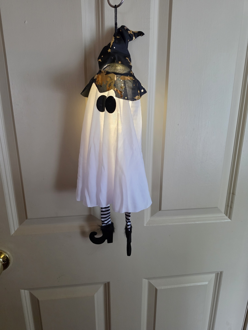 White Ghost Hanging 19" Decoration